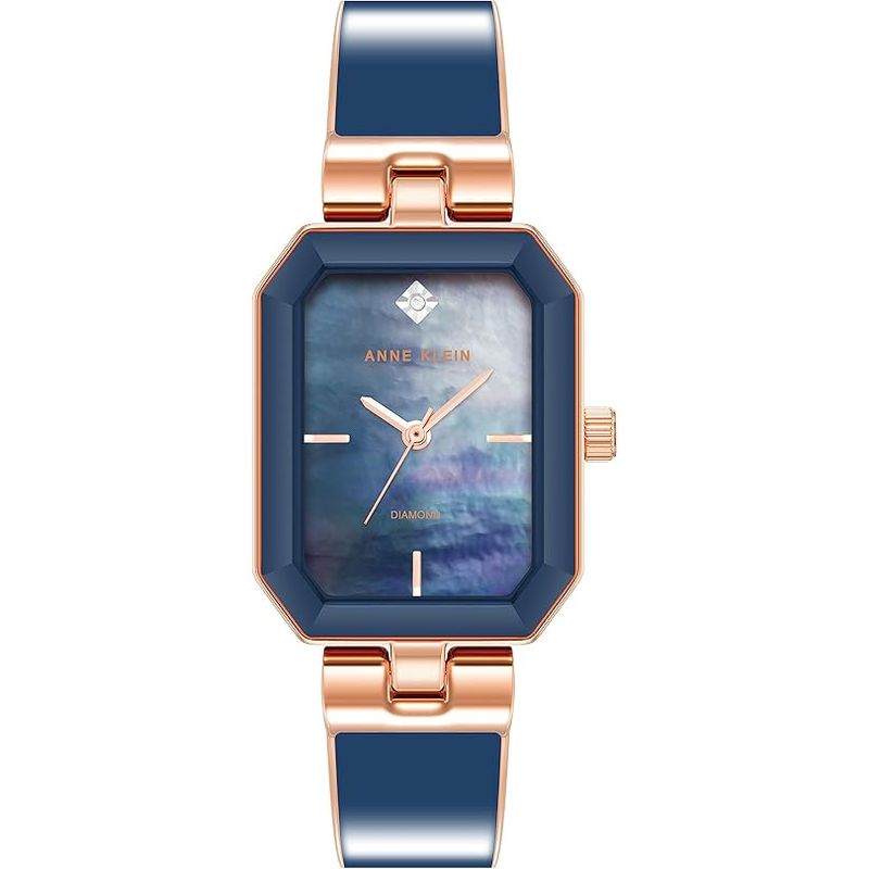 Anne Klein Genuine Diamond Dial Bangle Ladies Watch